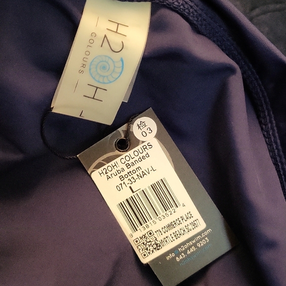 NWT H2OH Bikini Flawless Underwire Tie Back & Aruba Banded Bottom - Picture 12 of 13